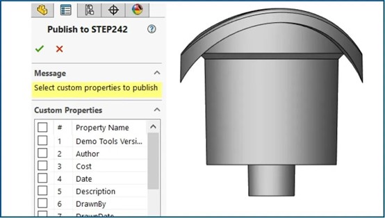 SOLIDWORKS 2024 MBD屬性導出STEP 242