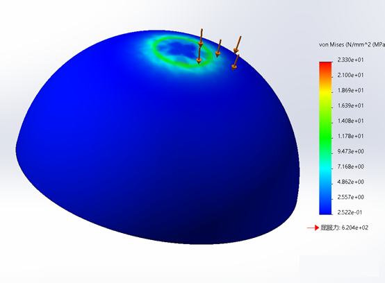 solidworks simulation靜力有限元分析-虛擬壁6.png