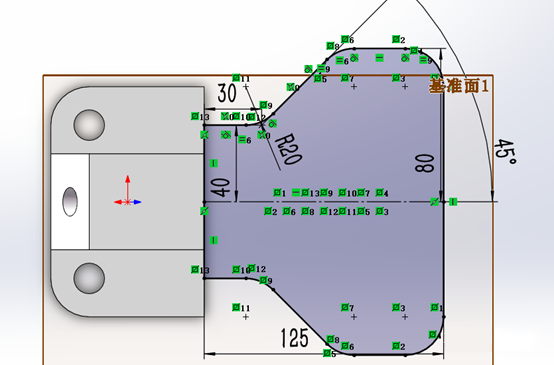 SOLIDWORKS基準面上繪制草圖